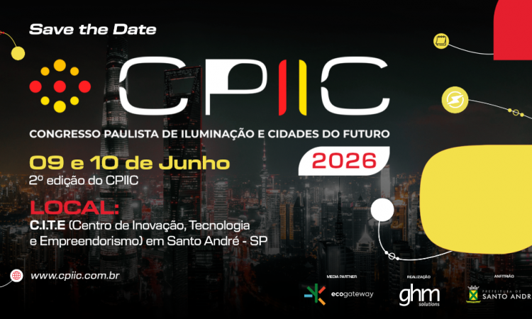 Em Santo André, Ipem-SP participará do Congresso Paulista de Iluminação e Cidades do Futuro